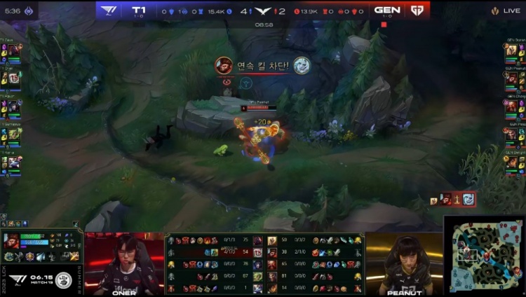 《英雄联盟》2023 LPL夏季赛赛报：Doran惨遭疯狂军训！Gumayusi超神泽丽炸裂输出助队扳平比分