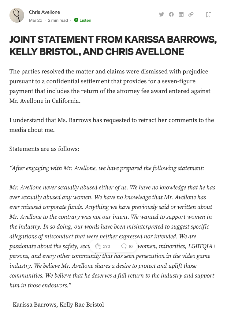 《辐射》编剧被前女友控告虐待 诽谤诉讼现已获赔