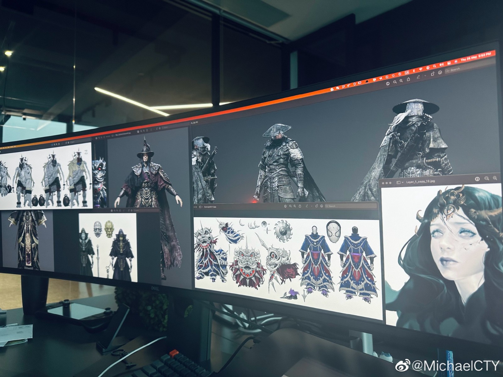 国产动作新作《影之刃零》游戏概念图 画面震撼