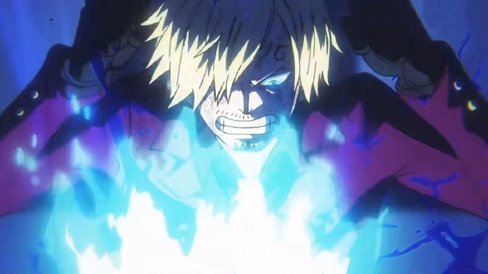 《海贼王》动画1060话《魔神的一击 山治VS奎因》预热