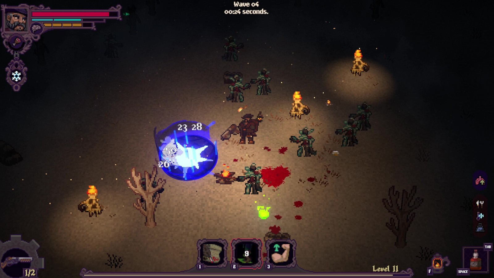 仿吸血鬼幸存者生存《When the Light Dies》上架steam 