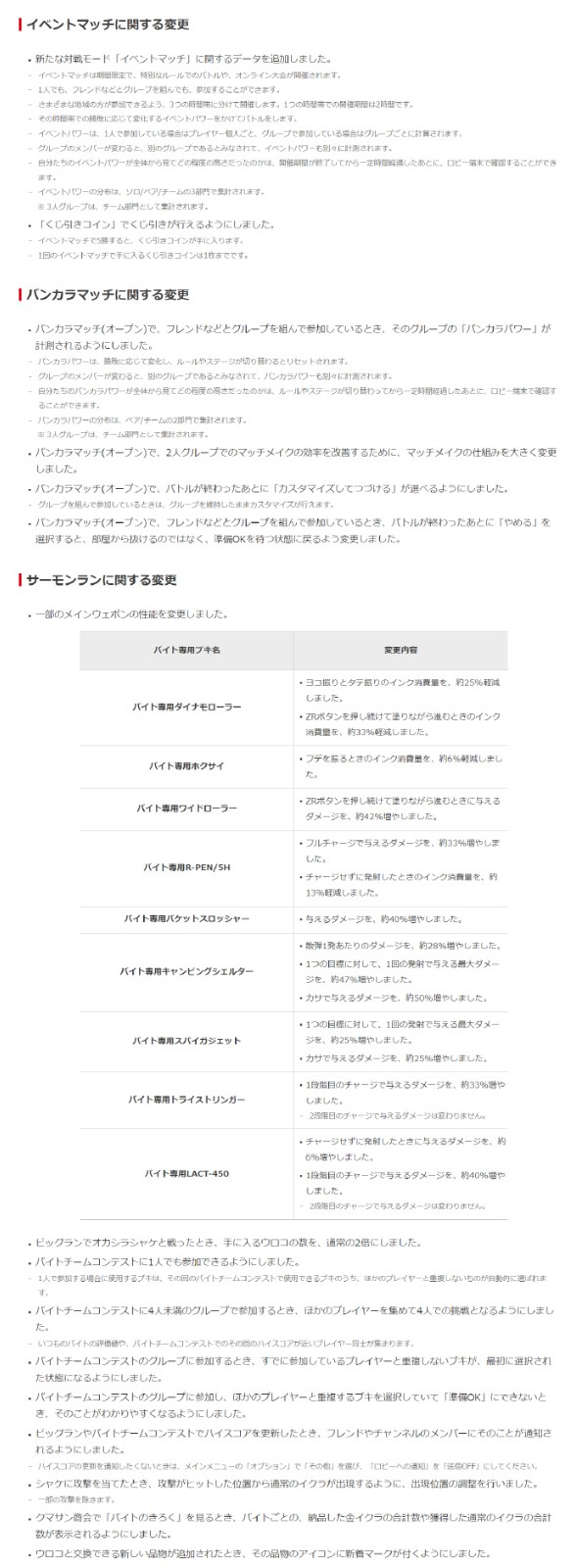 《斯普拉遁3》5月31日4.0.0版本更新公告