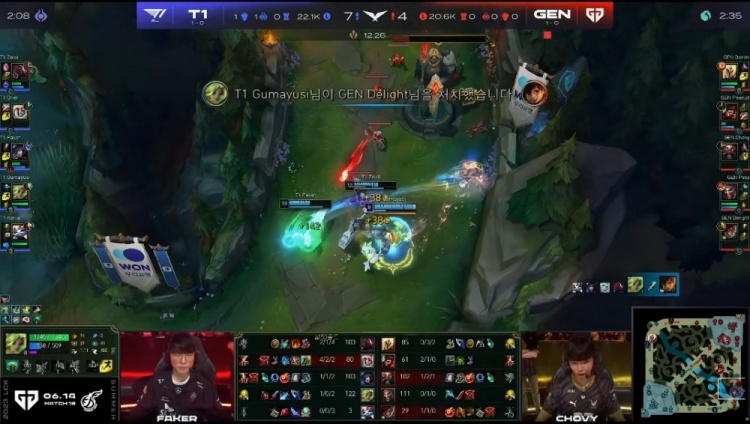 《英雄联盟》2023 LPL夏季赛赛报：Doran惨遭疯狂军训！Gumayusi超神泽丽炸裂输出助队扳平比分