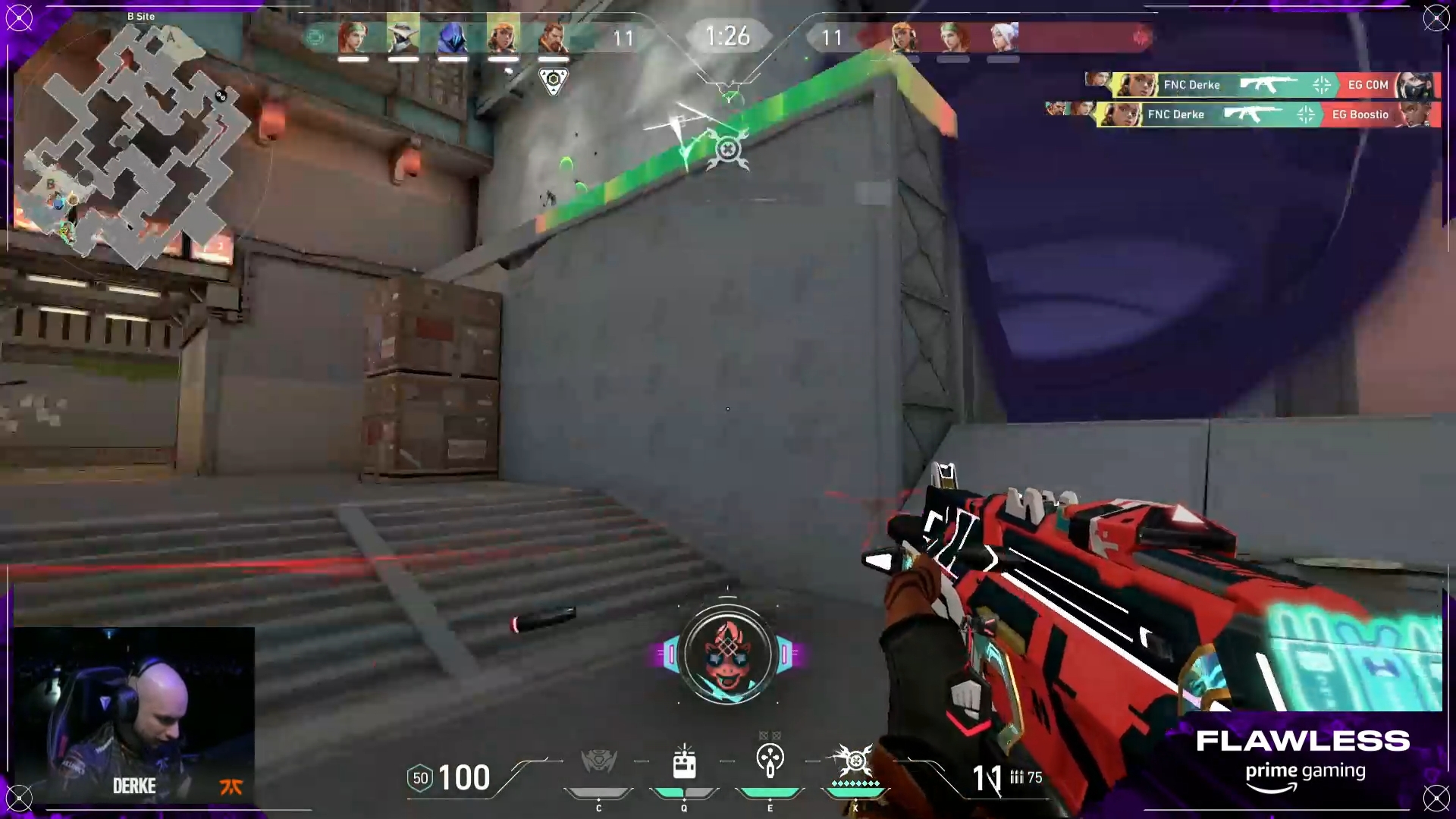 《无畏契约》2023 东京大师赛赛报：Derke只C关键局？FNC二十四局战满击败EG拿下赛点