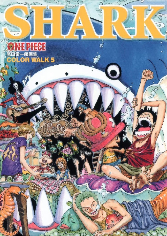 《海贼王》画集第10卷封面背面公开