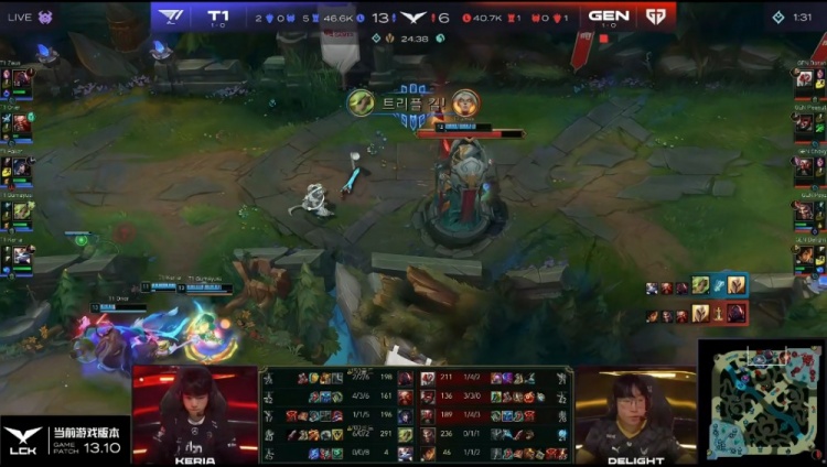 《英雄联盟》2023 LPL夏季赛赛报：Doran惨遭疯狂军训！Gumayusi超神泽丽炸裂输出助队扳平比分