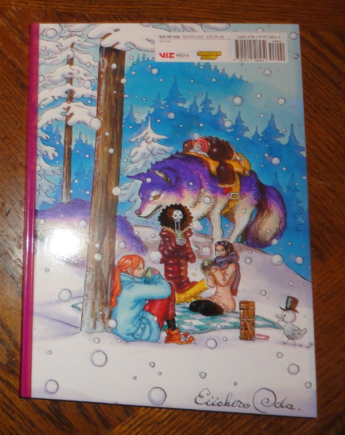 《海贼王》画集第10卷封面背面公开