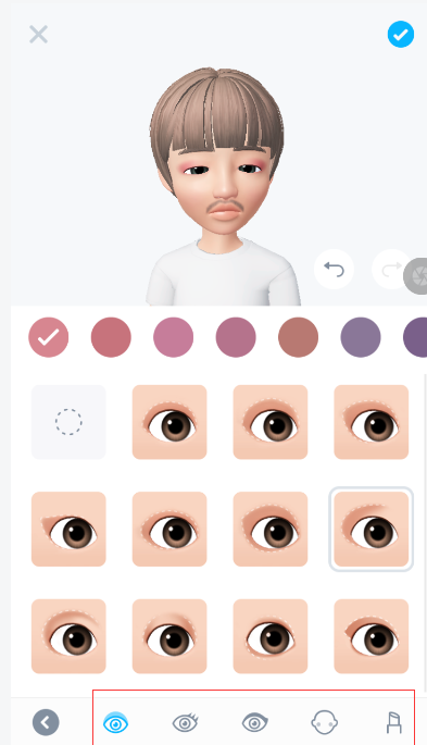 《崽崽ZEPETO》为角色化妆方法